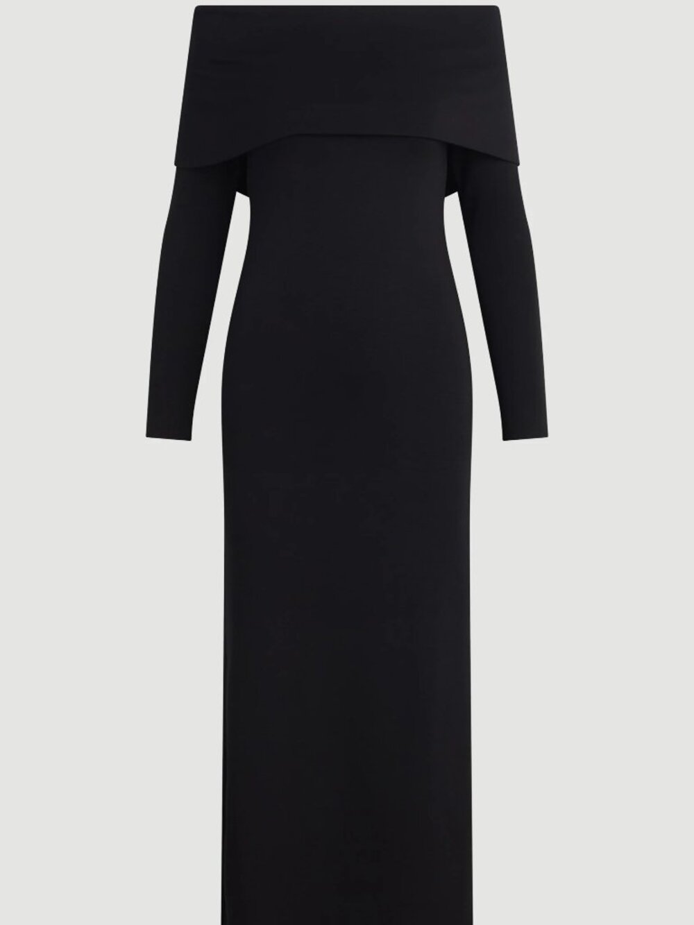 Morgan Split Foldover Jersey Dress